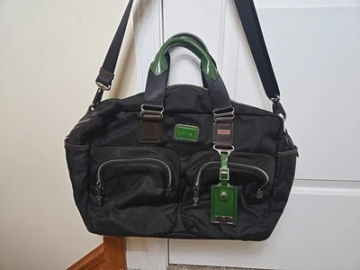 Tumi Alpha Bravo Everett Essential Tote Duffle Carry Bag Black/Green 22340DGRH - Image 1 of 4