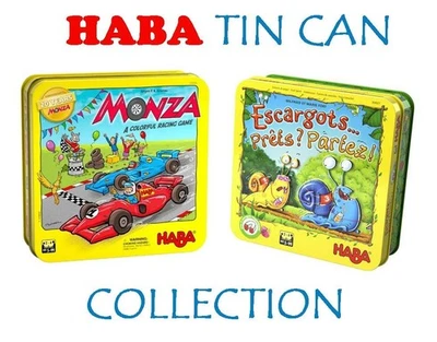 Snail Sprint + 20th Anniversary MONZA - Tin Can - HABA - Board Game - BRAND NEW - Image 1 of 4