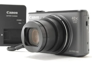 [MINT] Canon PowerShot SX720 HS Wi-Fi 20.3MP Digital Camera Black From JAPAN - Picture 1 of 16