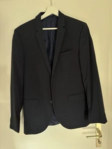Dunkelblauer Anzug (Sakko und Hose), C&A, Slim Fit, Größe 48, Sehr Guter Zustand - Bild 1 von 6