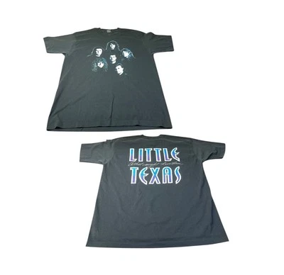 Vintage 90’s Little Texas Band T Shirt Size XL 22”x29” Single Stitch Country USA - image 1 of 4
