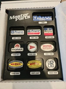 Mopar Chrysler Master Parts 1999 Award, Logos Theough The Years Plaque - Picture 1 of 3