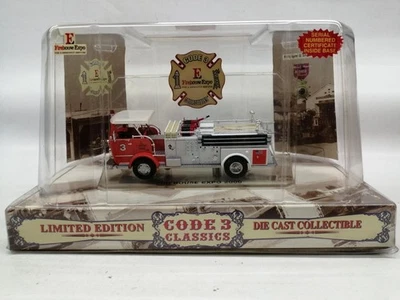 CODE 3 COLLECTIBLES FIREHOUSE EXPO Vehicle No. 3 1/64 Diecast el - Photo 1/4