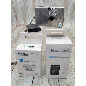 Canon PowerShot SD100 Digital ELPH 7.1MP Digital Camera Silver W/Battery/Charger - Picture 1 of 11