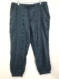 Prana Arlie gewebte lässige Jogginghose Bio-Baumwolle blau XL NEU - Bild 1 von 8