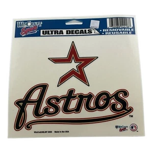 MLB Houston Astros 5.5 Inch X 4.5 Inch Decal Wincraft - Picture 1 of 2