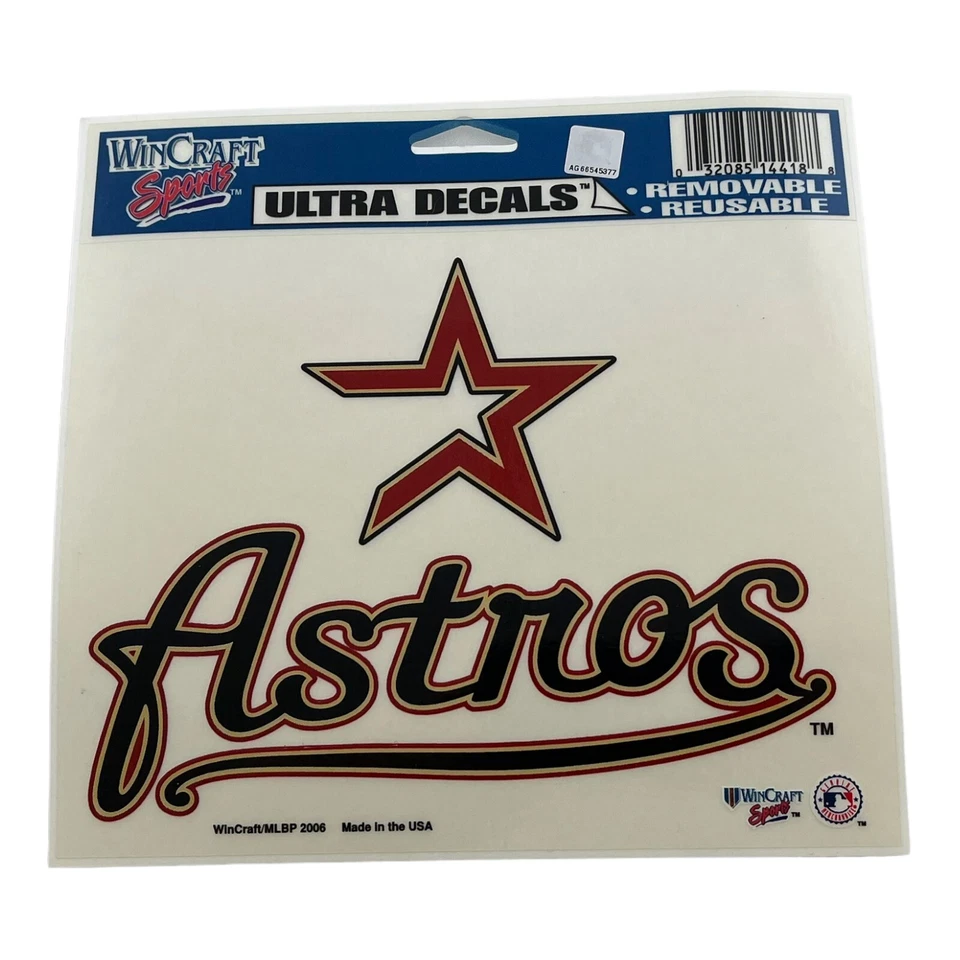 MLB Houston Astros 5.5 Inch .5 Inch Decal Wincraft