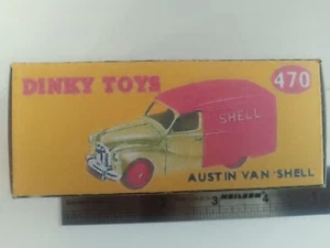 Dinky No470 Austin Van "SHELL" - Replica / Repro Box - Picture 1 of 6
