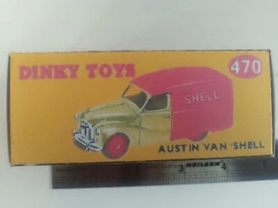 Dinky No470 Austin Van "SHELL" - Replica / Repro Box - Image 1 of 4