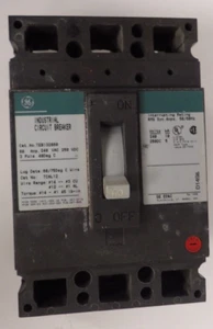 GE TEB132060 60AMP 240V 3 POLIG, BODENLASCHEN, GEBRAUCHT - Bild 1 von 4