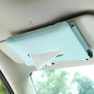 Car Auto Interior Sun Visor Tissue Box Paper Towel Case Napkin Holders Cover