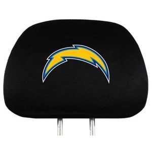 Los Angeles Chargers Car Head Rest Covers 2PC Set - Picture 1 of 1