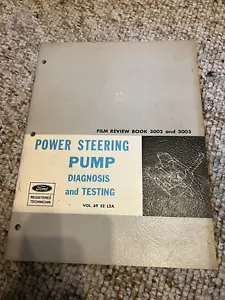 Ford Power Steering Pump Diagnosis Testing Volume 69 - Imagen 1 de 3