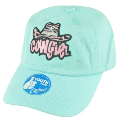 Vaquera Las Vegas Juvenil Pastel Verde Slouch Relajado Prenda Lavado Sombrero Gorra Niña Foto 1 de 2