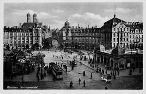RPPC Postkarte München Karlstor Rondell Deutschland ungelaufen  - Bild 1 von 2