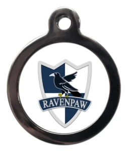 Pet ID tag RAVENPAW FUN WIZARD Personalised tag or Keyring 2 sizes - Picture 1 of 3
