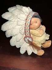 Enesco💕 Friends Of The Feather - Little Chief In Headdress - 1994💕