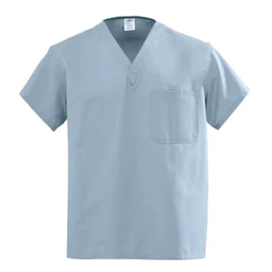 3XL Scrub Tops Medline 610 AngelStat Misty Green Unisex Angelica Coding 3x Shirt - Bild 1 von 3