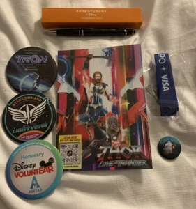 2022 D23 Expo Marvel Thor Love and Thunder exklusives Kartenset, untere Stifte, Stift - Bild 1 von 6
