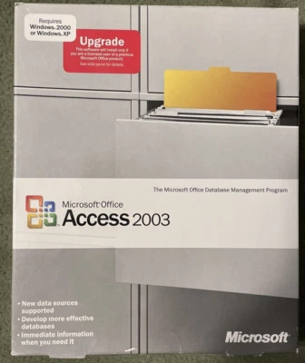 Microsoft Office MS Access 2003 Upgrade - with Product Key - Image 1 of 4