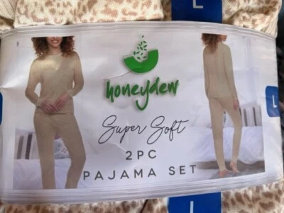 Juego de pijama Hacci Lounge para mujer Honeydew Foto 1 de 4