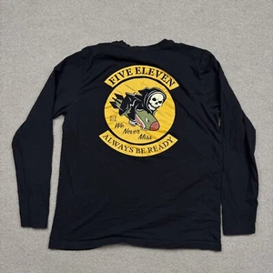 5.11 Tactical Men's Shirt Size L Black Long Sleeve Performance Graphic Tee - Picture 1 of 8