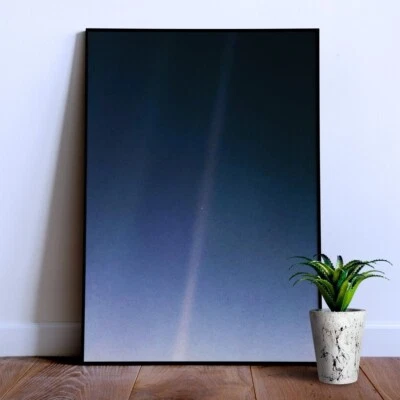 Pale Blue Dot, NASA Voyager 1 (2020 revision) — space poster, science poster