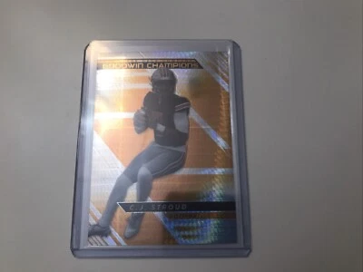 CJ Stroud 2022 Upper Deck Goodwin Champions "ORANGE" Prism /499 #GP-CJ - Image 1 of 2