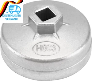 QWORK® Ölfilterschlüssel Ø 74 Mm Mit 14 Nuten, Aluminiumlegierung Ölfilter Schlü - Bild 1 von 12