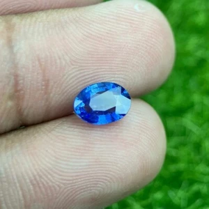 1.2 Cts CERTIFIED!!| natural loose|Sapphire | Cornflower Blue | Oval Shape - Picture 1 of 5