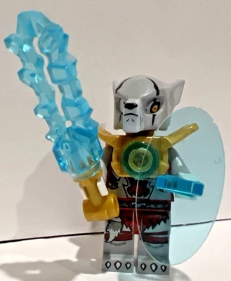 Lego Legends Of Chima Minifigure - Worriz - Gold Armor (loc052) 70127 Wolf - Image 1 of 4
