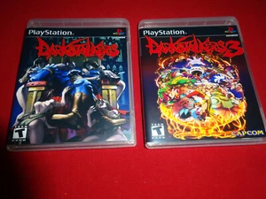 EMPTY REPLACE Cases! Darkstalkers 1 and 3 - Sony PlayStation 1 PS1 PSX - Picture 1 of 6
