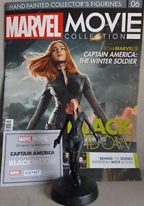 Marvel Movie Collection #02 Marvel Black Widow Figurine Eaglemoss English Mag