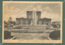 MILAZZO, Messina. Stazione. Cartolina d'epoca viaggiata nel 1946