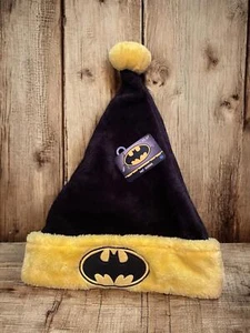 Batman Santa Hat with Logo - Soft Plush Holiday Wear - Picture 1 of 9