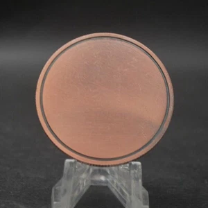 Blank Red Copper Challenge Coin Allow Laser Engravable 40mm Commemorative Coin - Picture 1 of 5