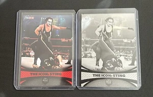 Placa de impresión negra TRISTAR TNA Impact The Icon: Sting 2000 1/1 única WWE - Imagen 1 de 3