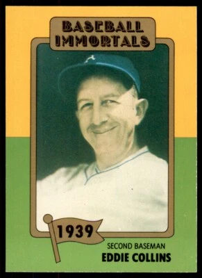 1980 SSPC HOF - 1ST PRINTING - #18 EDDIE COLLINS PHILADELPHIA ATHLETICS - Image 1 of 2