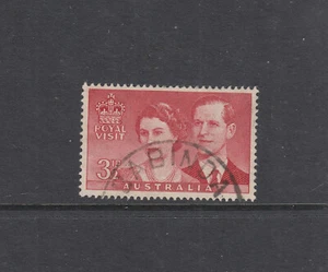 1954 3½d Royal Visit SG 272 “EXTENDED LEFT FRAME AT TOP – D5/6” BW 308k, f/used. - Picture 1 of 1