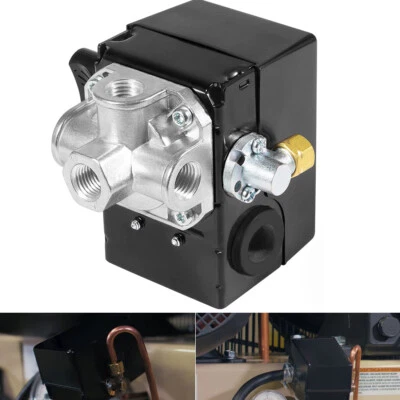 for Ingersoll RAND #I-R 23474570-A Pressure Switch W/Unloader Valve Lever 4 Port