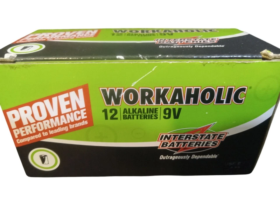 Interstate Batteries Workaholic 9V Alkaline 11 Count Proven Performance - Image 1 of 4
