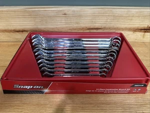 Snap On OEX711B Flank Drive SAE 12 Pt Combination 11pc Wrench Set (3/8" - 1") - Picture 1 of 9