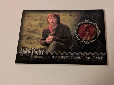 HARRY POTTER  COSTUME CARD MATERIAL WORN BY RUPERT GRINT AZKABAN 089/731 - Image 1 of 2