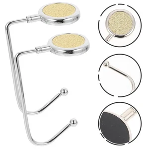  2 Stück Tisch Handtasche Halter Haken Aufhänger Tragbar Rucksack für Schreibtisch - Bild 1 von 12