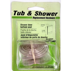 Prime Line M6227 Shower Door Bottom Seal 36 in L X 1/8 in W Vinyl Clear Star - Picture 1 of 4