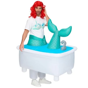 Adults Inflatable Costumes, Mermaid in the Tub Halloween Inflatable Costume, ... - Picture 1 of 6
