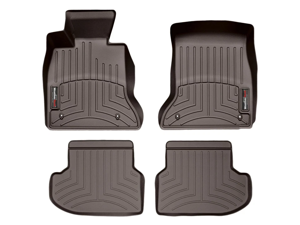 WeatherTech FloorLiner for 2013-2016 BMW M5 - 1st & 2nd Row, Cocoa - Image 1 of 4