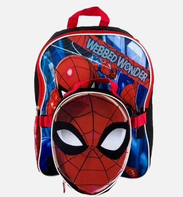 Mochila y lonchera desmontable Marvel Spider-Man - 15" - Webbed Wonder - Ajus Foto 1 de 4