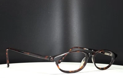 VTG CANDIES COMMAND DA Tortoise Brown Oval Full Rim Eyeglasses FRAMES ONLY - Image 1 of 4