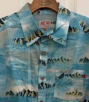 Pantalón Corto Lost At Sea Azul Océano Hawaiano Diamond Head Surfer Talla L Foto 1 de 4